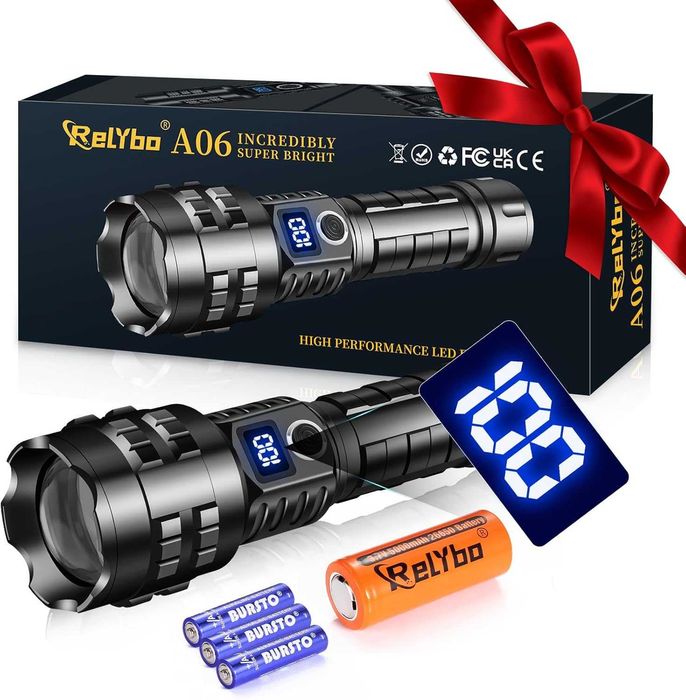 Lanterna led,superputernica,15000 lm,ReLybo A06,sigilat