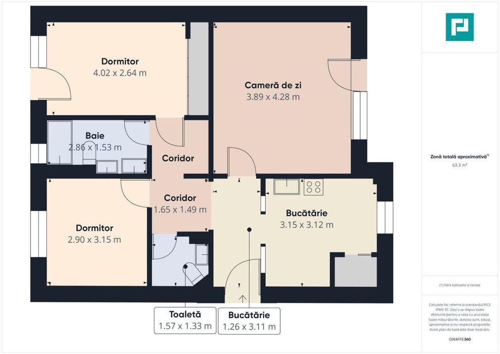 Apartament ultracentral cu loc de parcare