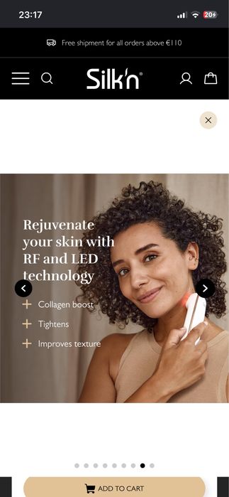 Silk’n FaceTite Revive – безжичен уред за стягане на кожата и намаляване на бръчките
