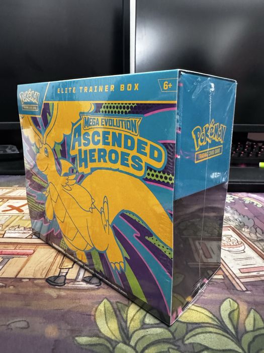 Factory sealed Excelent condition Pokemon Ascended Heroes ETB