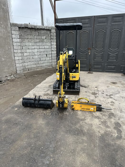 Мини экскаватор гидромолот бор