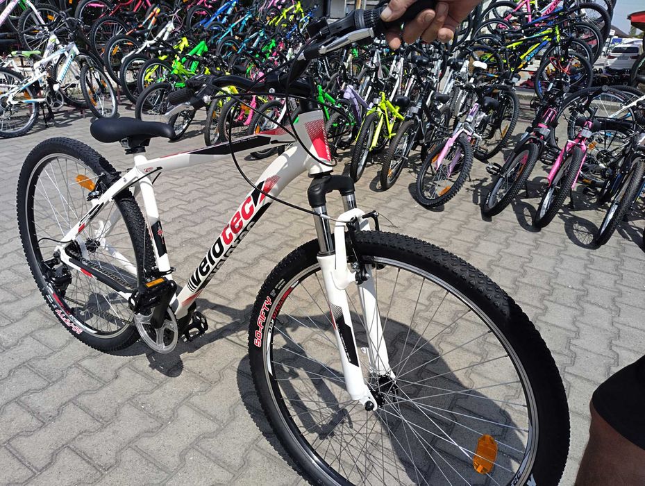 SPRINT Алуминиев велосипед 29" Velotec PRO бял/червен