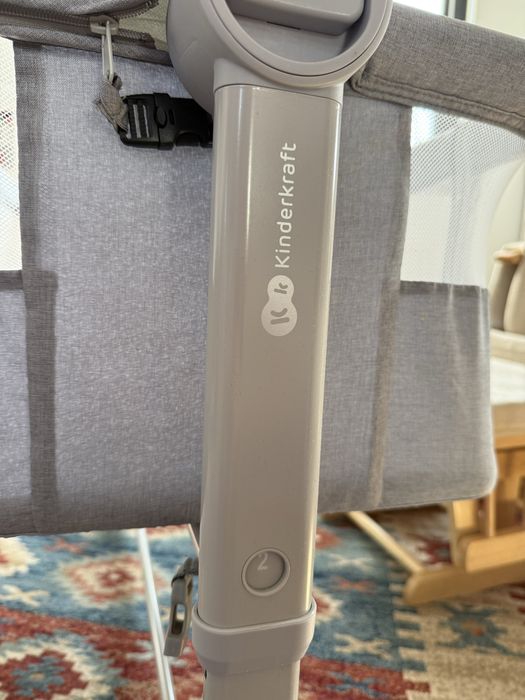 Patut 2 in 1 Co-Sleeper Kinderkraft Neste Up, Gri