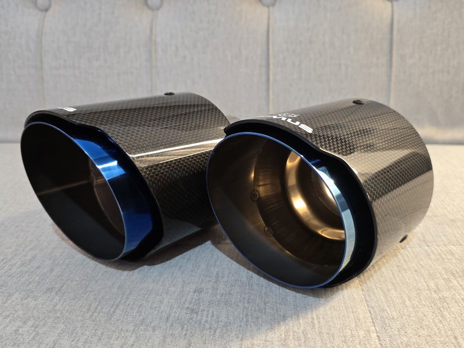 Tips evacuare auto carbon Remus inox finala ornament toba BMW VW Ford