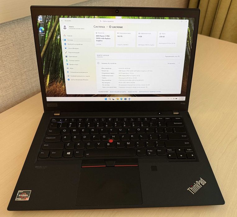 Продам ноутбук Lenovo ThinkPad P14s Gen 2