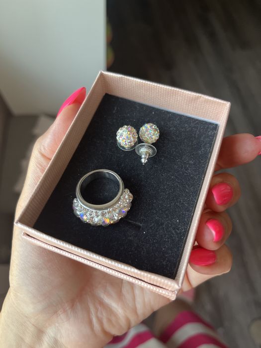 Swarovski обици и пръстени