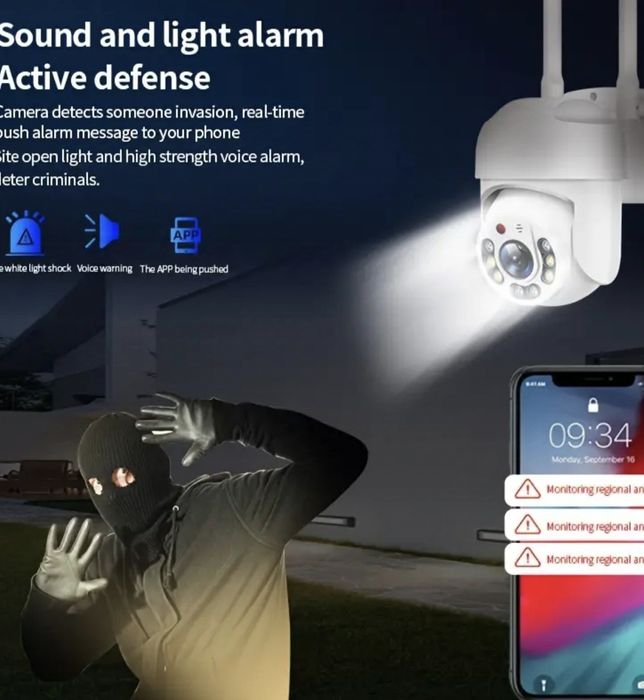 Уличная поворотная камера wi-fi