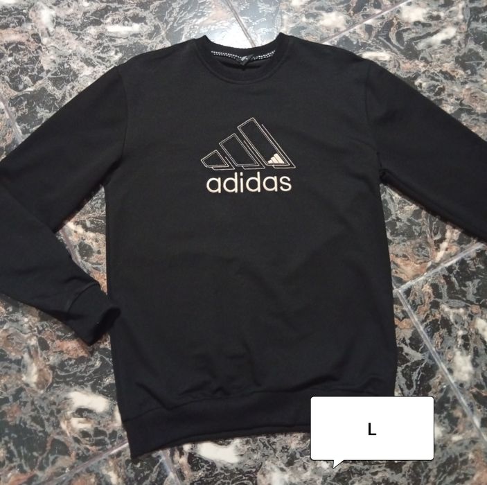 Tricouri cu mânecă lungă Adidas din bumbac .