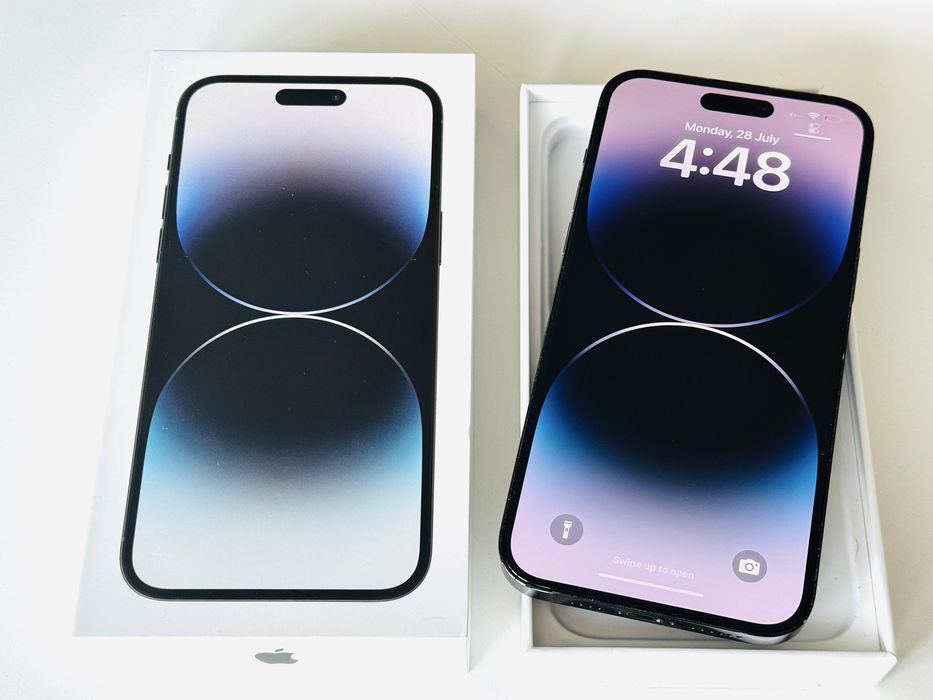 Iphone 14 Pro 128GB Black 100% Батерия! Гаранция 6 месеца