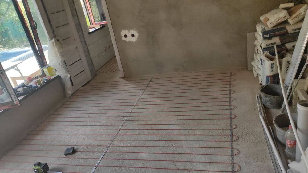 Тёплые Полы Россия Европа, Под Кафел , в Стяжку