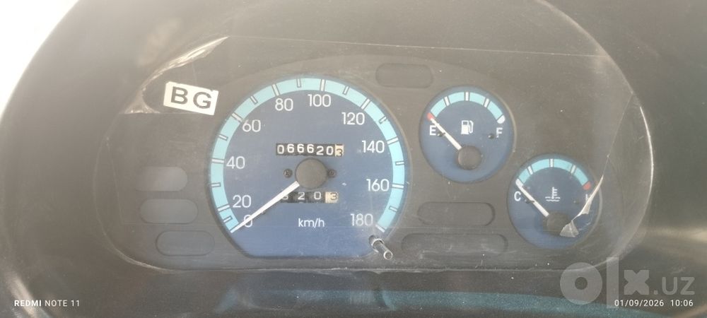 Matiz 2 poz.2009 yil rangi oq