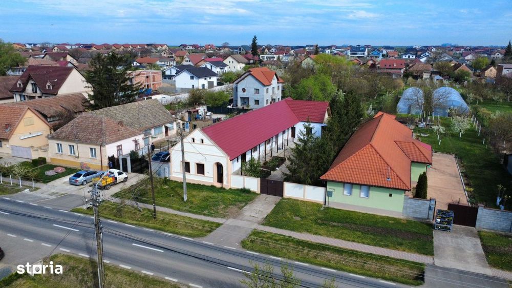 Comis. 0% - Centru - Sanandrei - Teren 1850 mp + Casa renovata complet