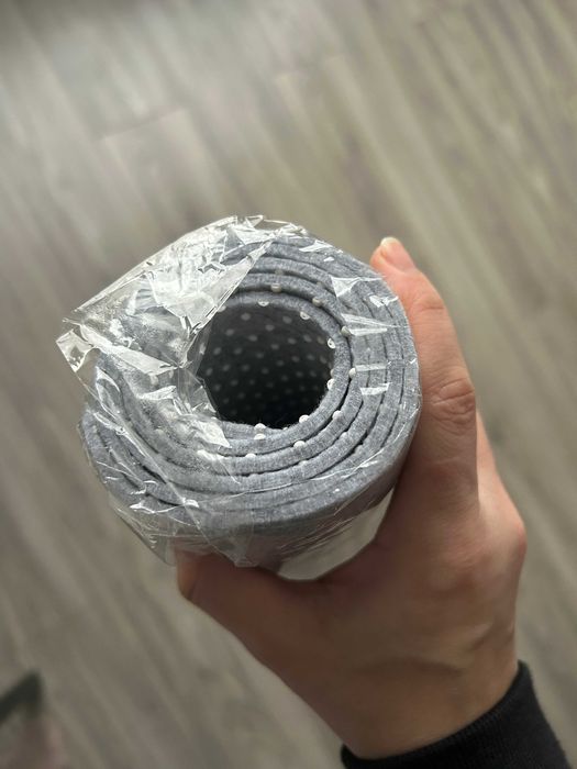 Mousepad/protectie/covoras birou din fetru gri, 90x45cm, nou