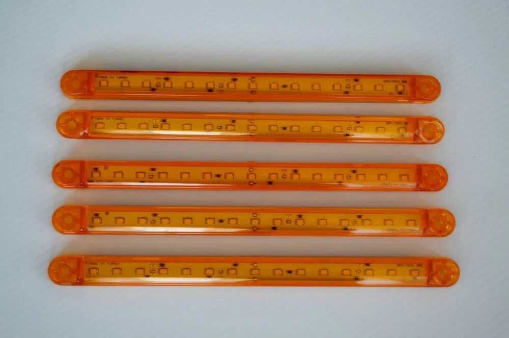 1 бр. Лед LED дълги габарити светлини с 15 диода 12-24V , 3 цвята