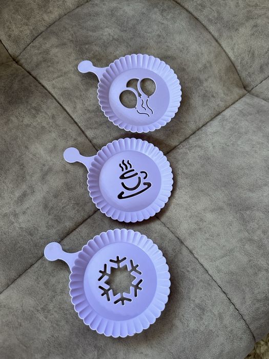 Шаблони за украса на напитки.