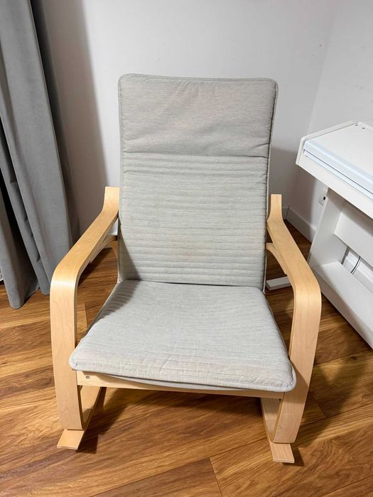 Balansoar / fotoliu IKEA Poang furnir