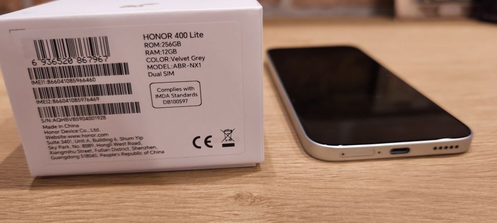 Honor 400 Lite сив