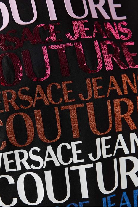 Versace jeans couture нова тениска с надпис