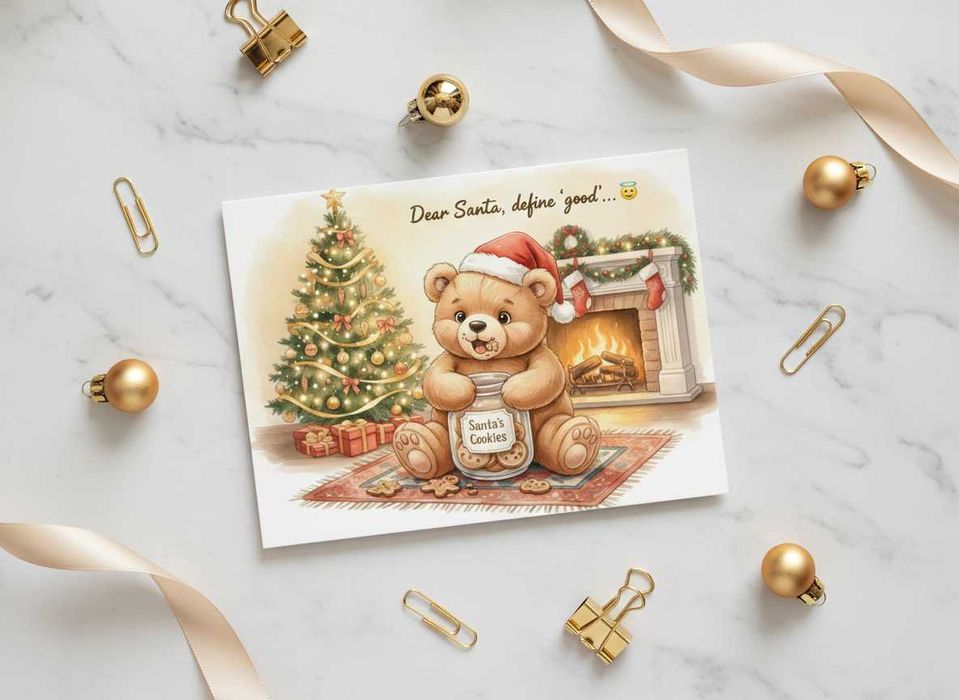 Коледни Картички Празнични Дизайни, Ръчно изработен вид, подарък