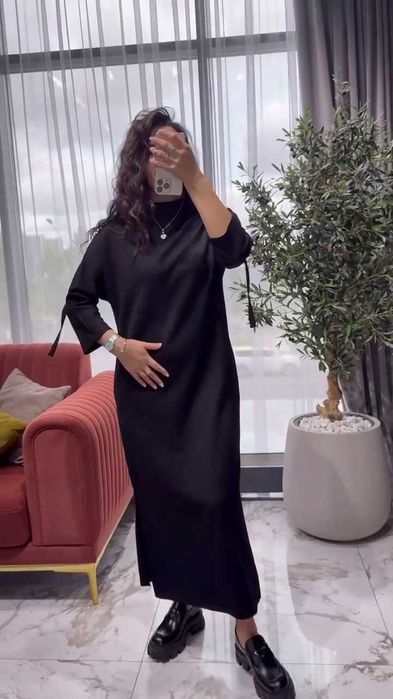 женское платье трикотажное