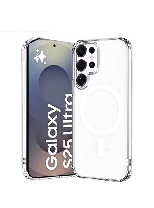 Samsung S24/S25/PLUS/ULTRA/S26/PLUS/ULTRA - Husa Hard Magsafe Clear