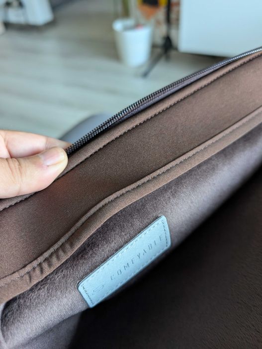 Husă din piele premium pentru Laptop Comfyable pentru MacBook Pro de 16 inci și Air de 15 inci – Maro Inchis
