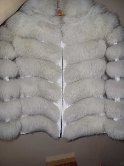 Палто от естествена кожа -лисица