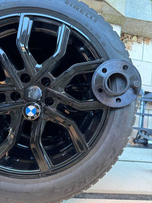 Зимни гуми + джанти PIRELLI P ZERO 245/50/19 на 1000 км пробег-Х3/Х4