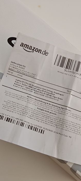 realme GT2 Pro 8GB 128GB 120hz