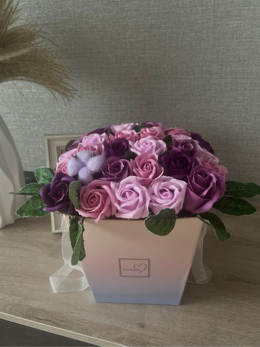 Букеты из мыльных цветов