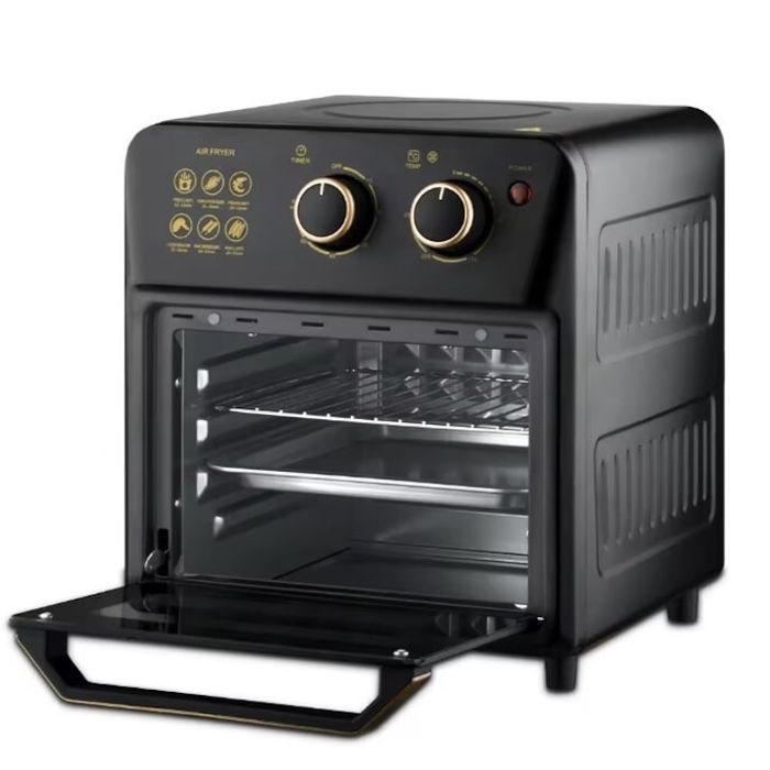 Cuptor electric, Convectie,  Lumina interioara, 14 litri, 1250 W, Negru