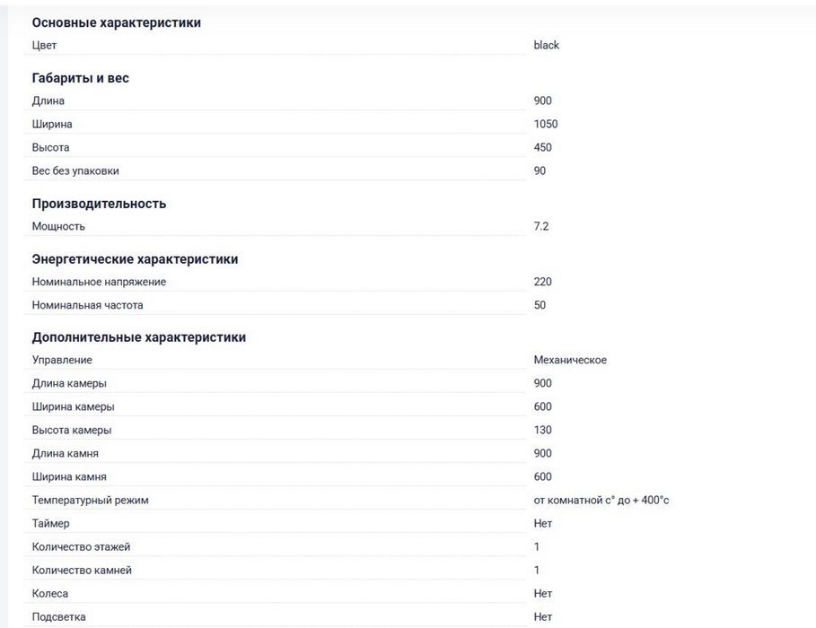 Печь для пиццы с подставкой