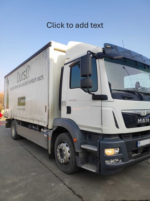 Camion MAN TGM 46.010 din 2016 - 18 tone - prelata cu lift