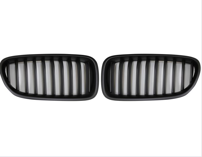 Grila masca fata fata BMW Seria 5 (F10/F11), 2013-08.2017, partea stanga, negru mat; Tuning