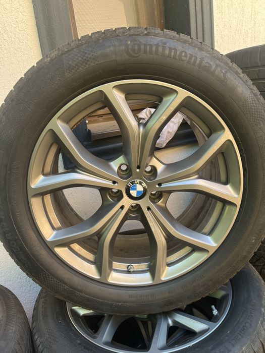 Jante 5x112 R19”,BMw X3/X4/X5/Audi/Q5/Q7Mercedes GLC/Glk,Anvelope 265/50/19 Continental Runflat,senzori Presiune roti