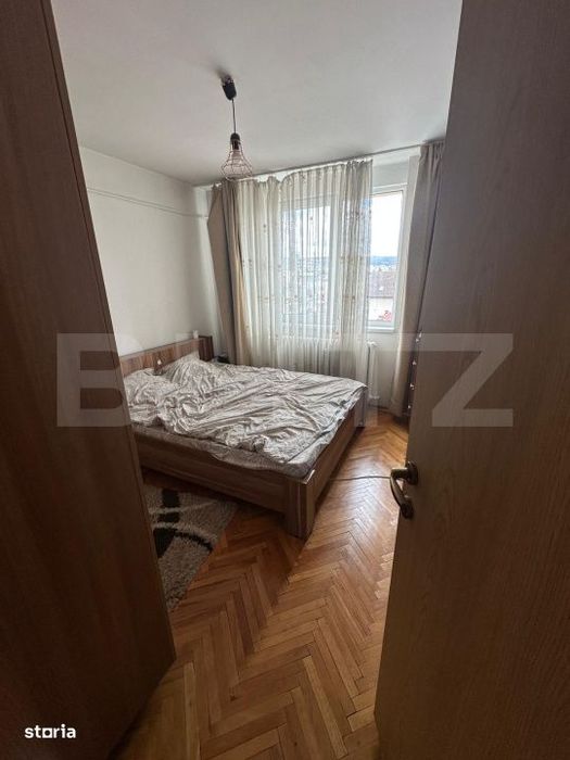 Apartament 3 camere, semidecomandat, 54 mp, balcon, orientare sudica,