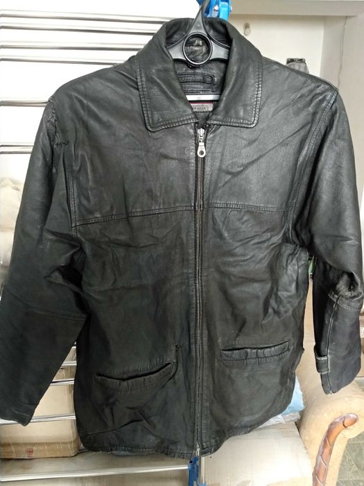 Кожаная мужская куртка (~2XL-3XL). Kurtka.