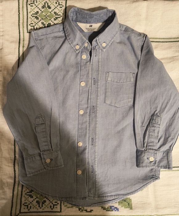 Cămașă din Denim, marca H&M, mărimea 104 cm