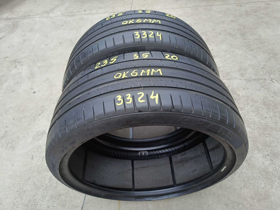 Doua anvelope vara 235 35 20 pirelli p zero pz4 pncs 6mm dot 3324