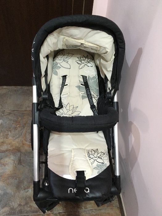 Комбинирана количка Чиполино Нева Муув две в едно, цвят: ванилия