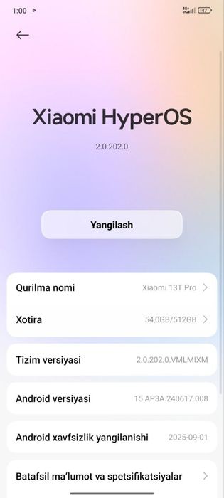 Xiaomi 13T pro 12/512 flagman