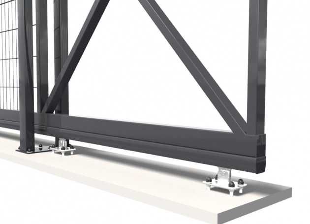 Poarta autoportanta / poarta culisanta in consola/ plasa dubla /