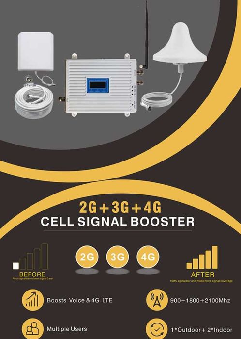 Усилитель мобильного сотового сигнала GSM Toplink Booster Pro