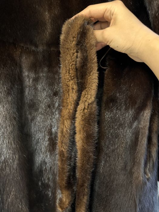 Натуральная норковая шуба