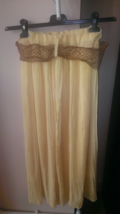 fusta dama galbena inclusa cureaua