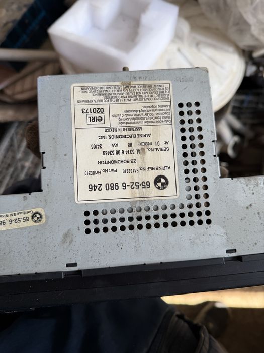 Штатная магнитола на е39 ,е53