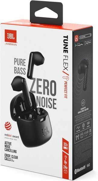 Нови Аудио Слушалки In-Ear JBL Tune Flex, True Wireless, Bluetooth, 2 години Гаранция