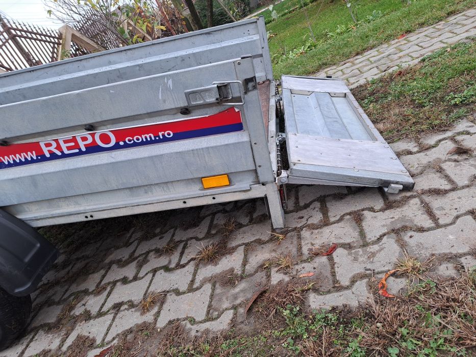 Remorca  auto 750 kg basculabila special pt ATV (platforma ATV)  cat B