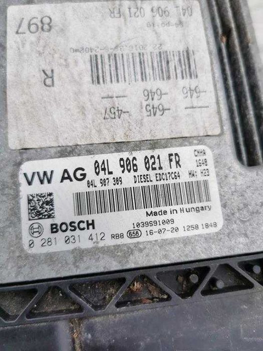 ecu motor audi a6 c7 2.0 cnha 04l906021fr 0281031412