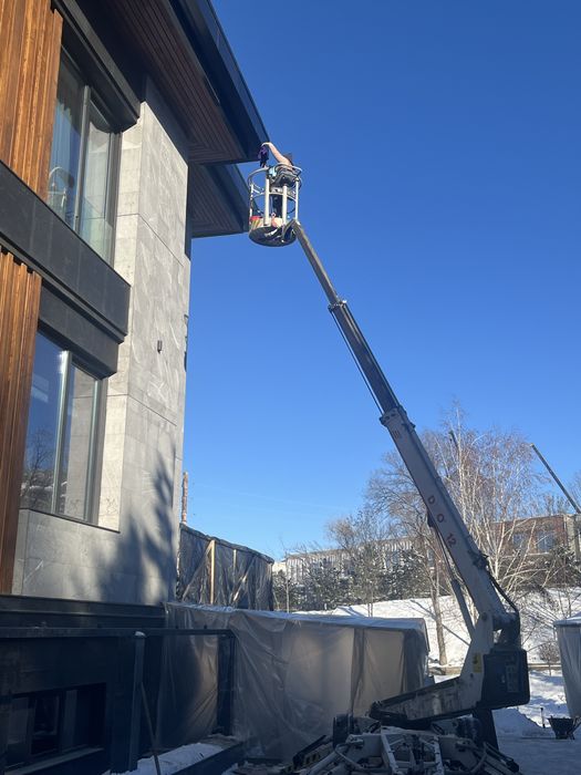 Мойка фасадов. г. Алматы